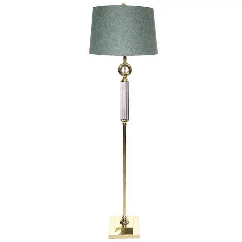 Kensington Antique Brass Floor Lamp 45 x 45 x 165cm - Lamps