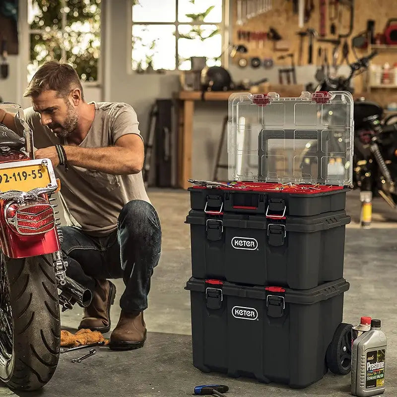 Keter Stack N Roll System Complete Set - DIY \ Tools \