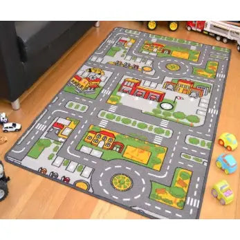Kids City Play Mat 80 x 120cm - Homeware >> Rugs & Mats