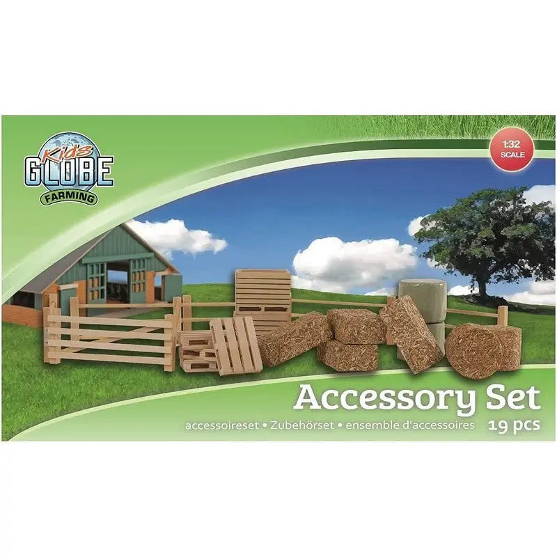 Kids Globe Farm Accessory Set - 19 Pieces - Toys