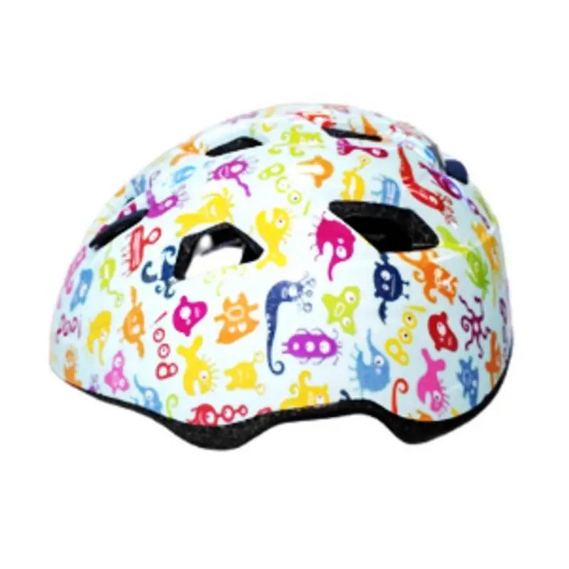 Kids Headgy Monsters Bicycle Helmet With Cooling Vents - XS