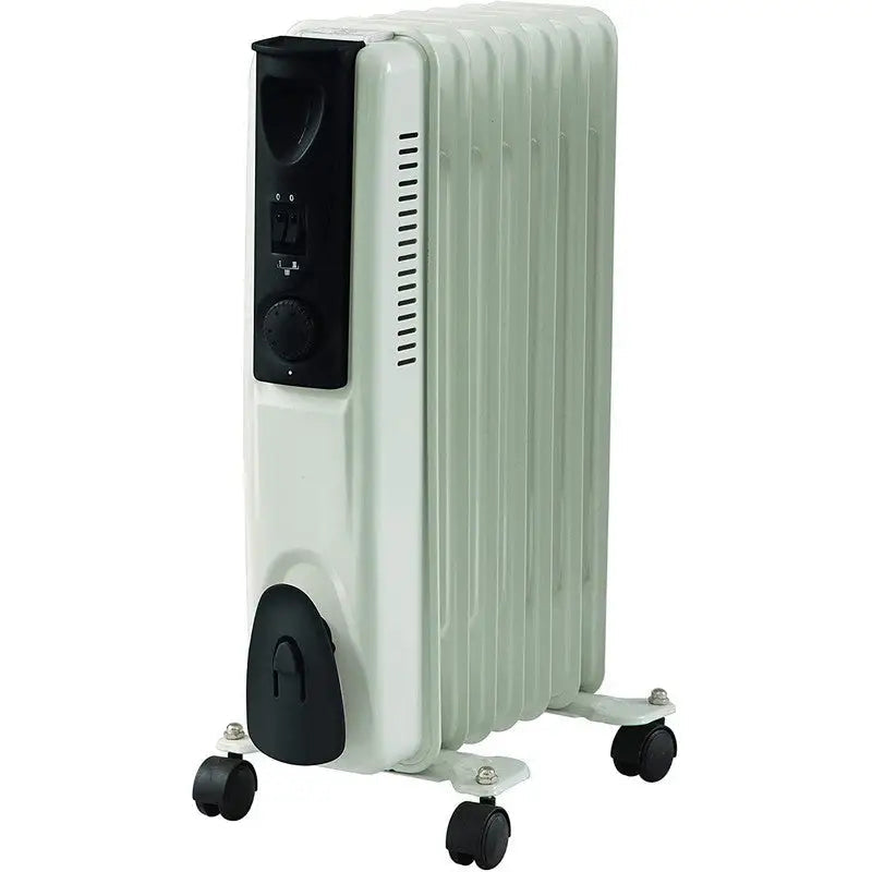 Kingavon 1.5Kw Oil Filled Radiator - 7 Fin White - Space