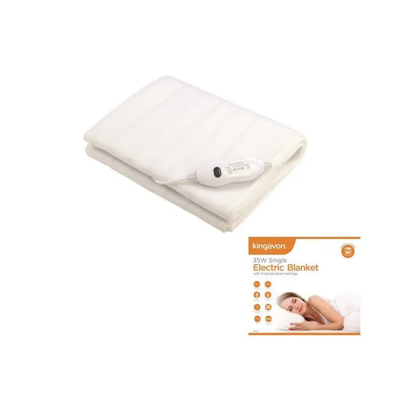 Kingavon 35W Single Electric Blanket - 120 x 60cm - Blankets