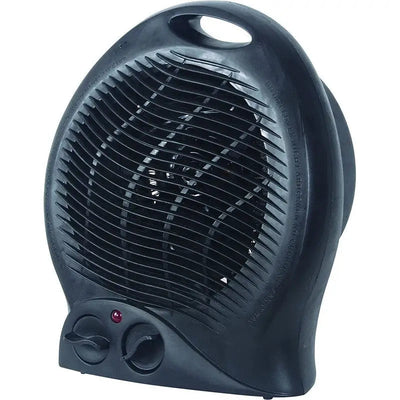 Kingavon Electrical 2KW Upright Fan Heater - Black - Space
