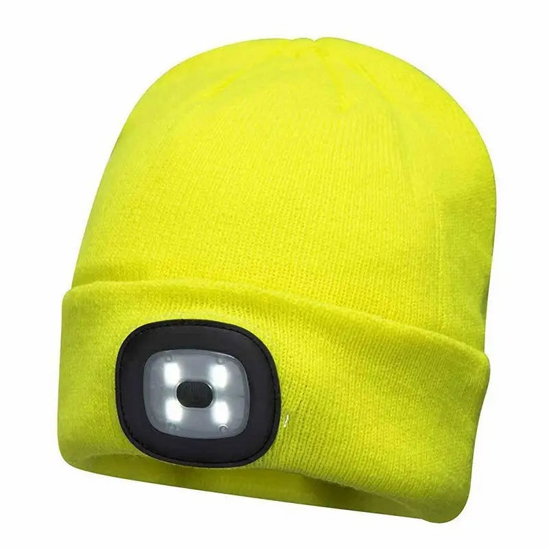 Kingavon Rechargeable Headlight Hat 4 SMD USB - 5 Colours