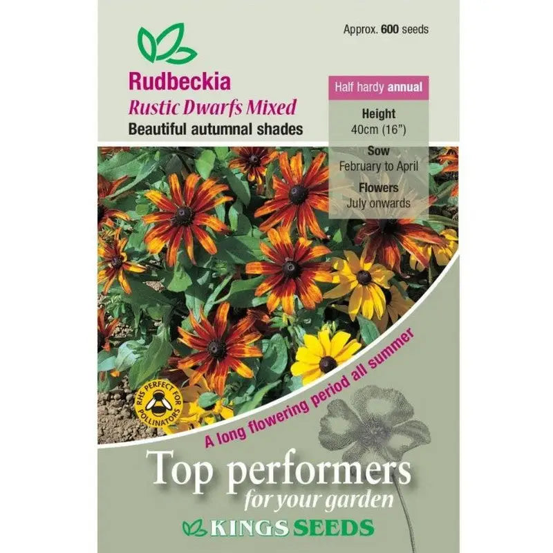 Kings Seeds Flowers Range of Growing Seeds - Rudbeckia