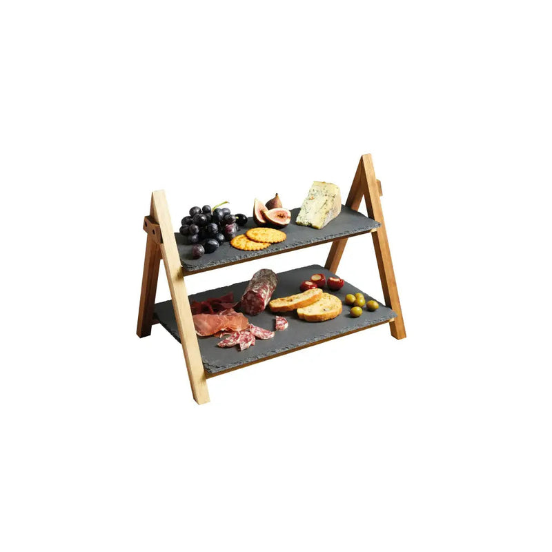 Kitchen Craft Artesa 2 Tier Serving Stand 40x30cm -