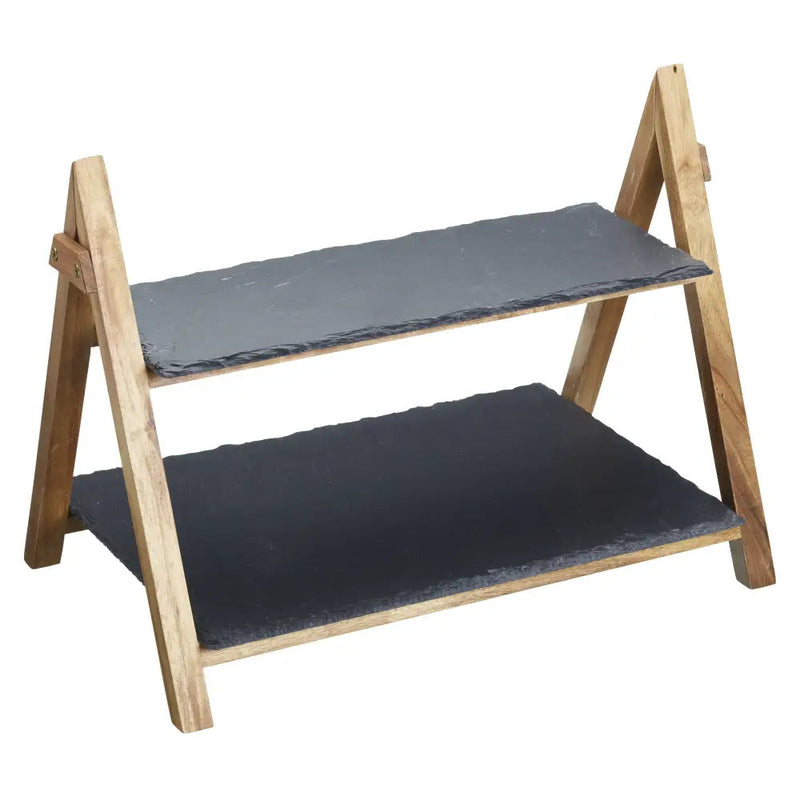 Kitchen Craft Artesa 2 Tier Serving Stand 40x30cm -