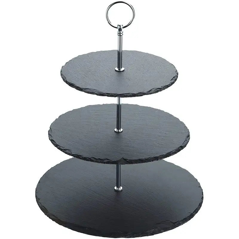 Kitchen Craft Artesa 3 Tier Slate Serving Stand 28.5 x