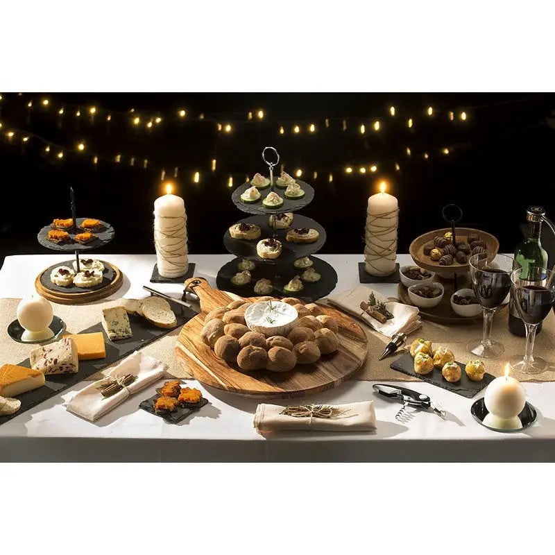 Kitchen Craft Artesa 3 Tier Slate Serving Stand 28.5 x