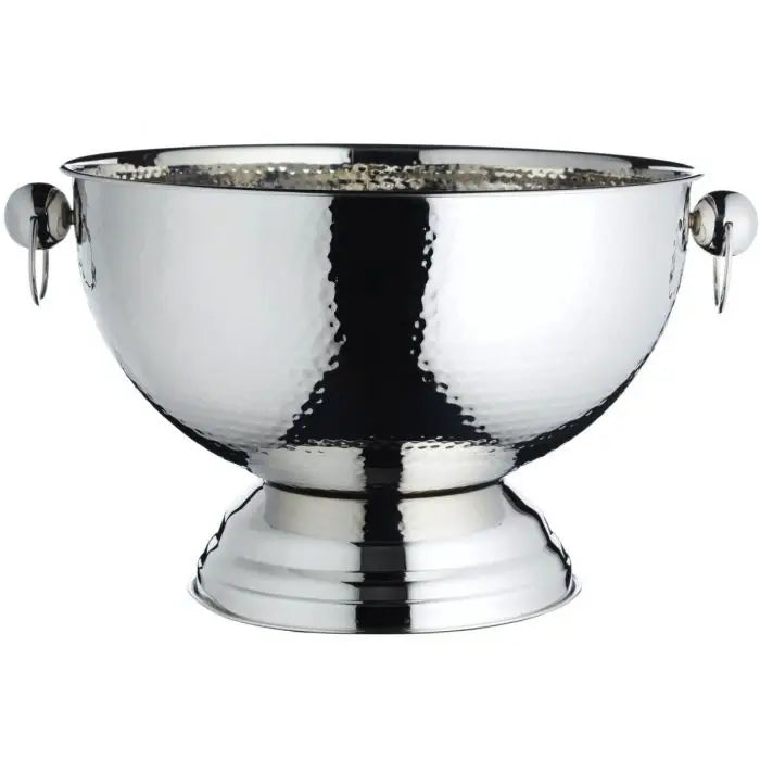 Kitchen Craft Champagne Bowl Hammered Stainless Steel -