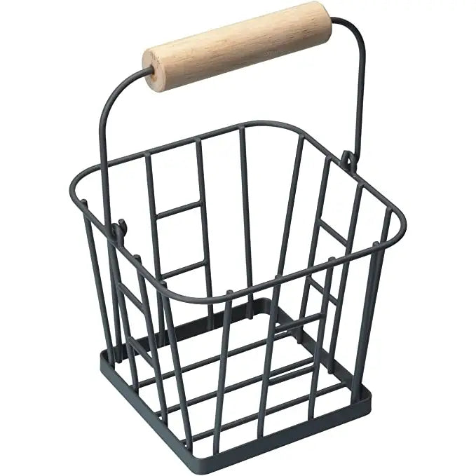 Kitchen Craft Egg Basket Steel Grey 16x16x13cm - Kitchenware