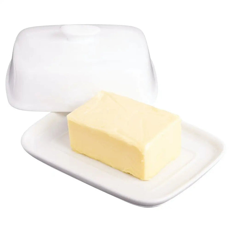 Kitchen Craft Porcelain Covered Butter Dish - Kitchenware