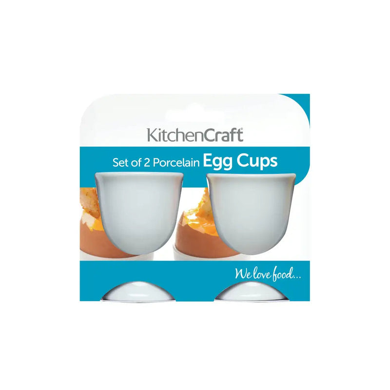 Kitchencraft 2pce Porcelain Egg Cup Set - Kitchenware