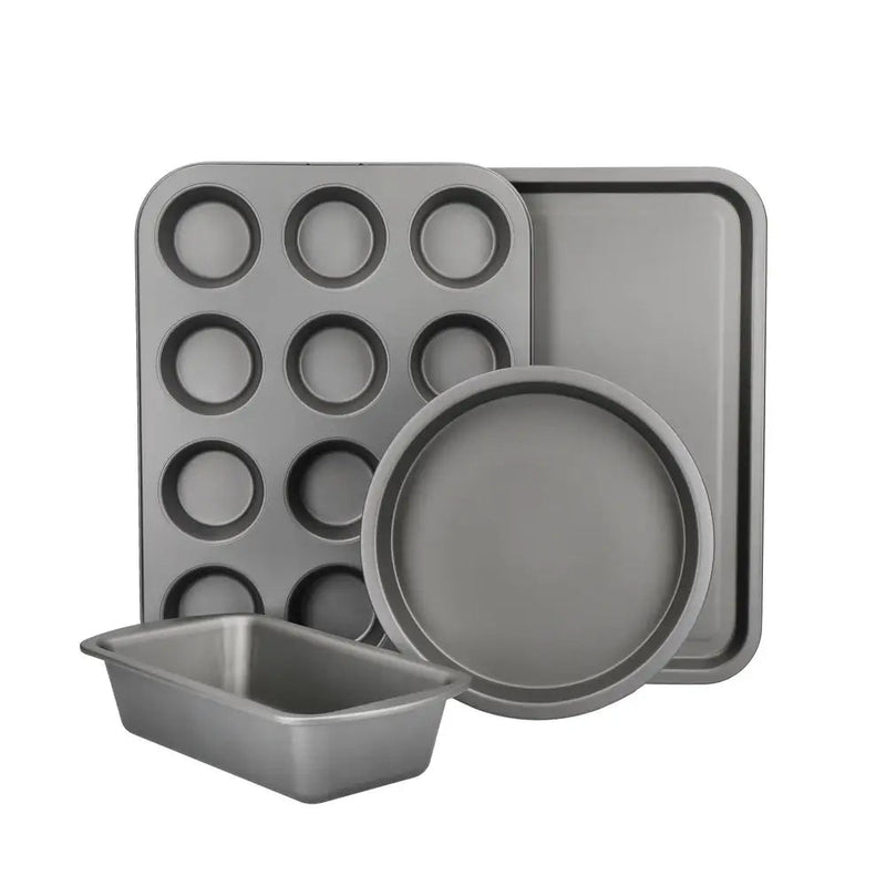KitchenCraft 4-Piece Carbon Steel Non-Stick Bakeware Set -
