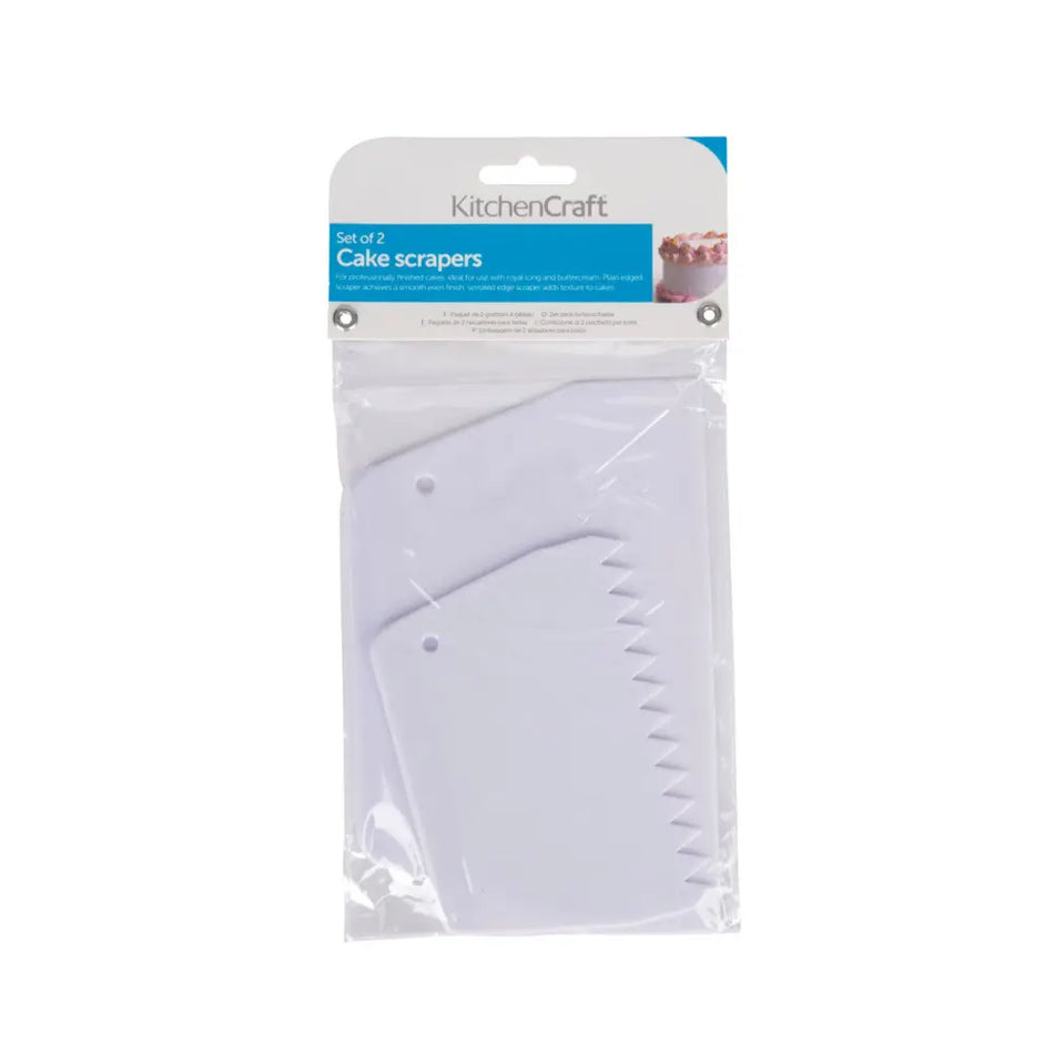 Kitchencraft Cake Scrapers Set Of 2 - Kitchenware >> Baking