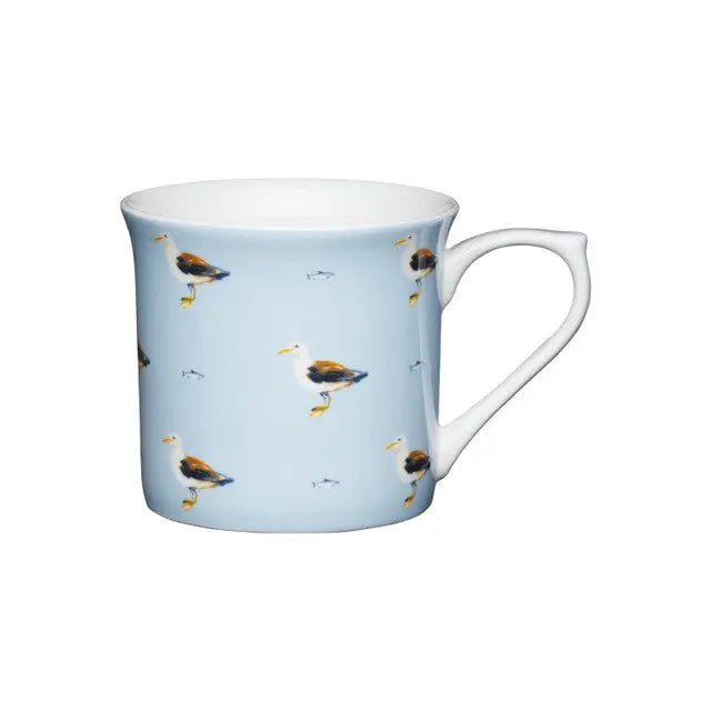 KitchenCraft Fluted Mug - Seagull - Kitchenware >> Mugs