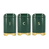 KitchenCraft Lovello 3 piece Storage Set Tea Coffee Sugar