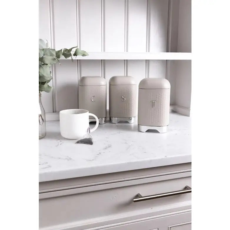 KitchenCraft Lovello 3 piece Storage Set Tea Coffee Sugar