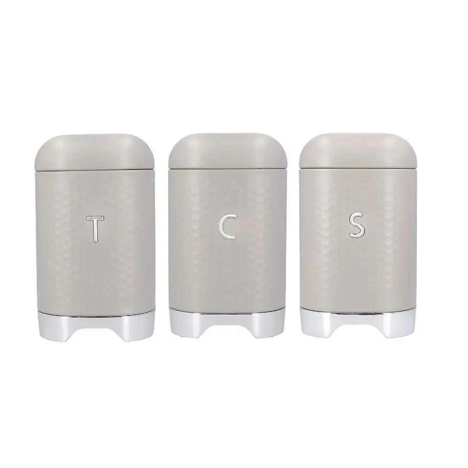 KitchenCraft Lovello 3 piece Storage Set Tea Coffee Sugar