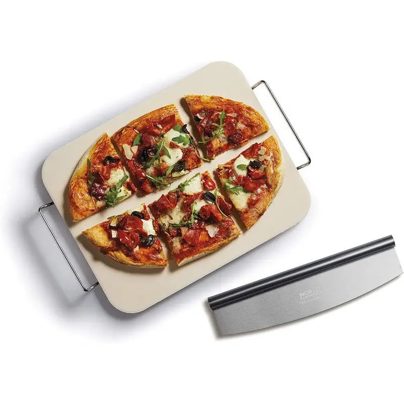 KitchenCraft World of Flavours Italian Large Pizza Stone &