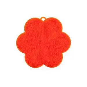 Kochblume Stay Scrubber Flower Orange - Cleaning