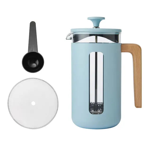 La Cafetière Pisa 3 Cup Cafetiere Sky Blue - 8 Cup