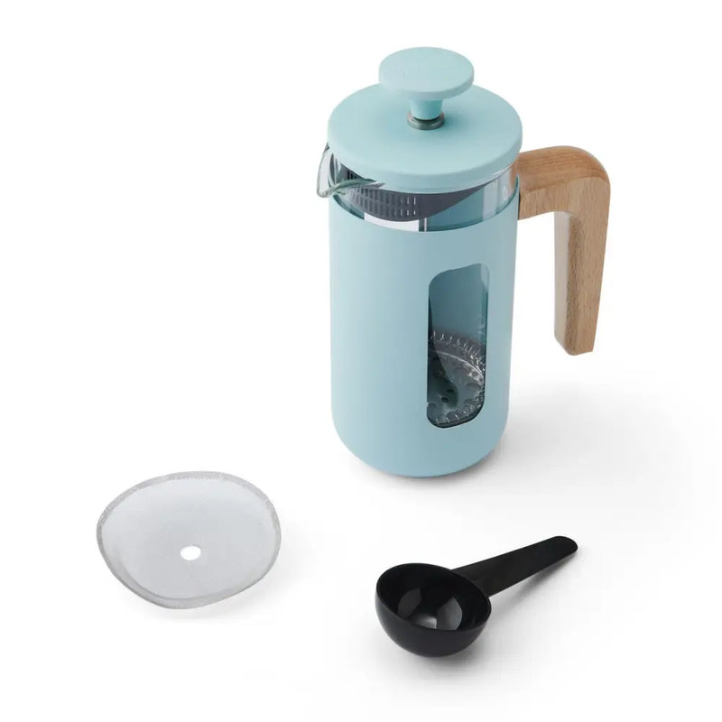 La Cafetière Pisa 3 Cup Cafetiere Sky Blue - Giftware >>