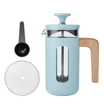 La Cafetière Pisa 3 Cup Cafetiere Sky Blue - 3 Cup