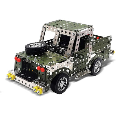Land Rover Metal Construction Set (402 pieces) - Toys &