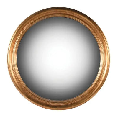 Large Convex Mirror Gold Frame - Homeware