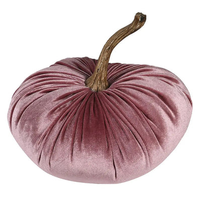 Large Velour Pink Pumpkin - Autumn