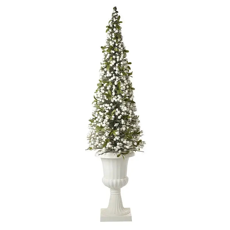 Large White Berry Tree In White Pot 1.3m - Seasonal >>