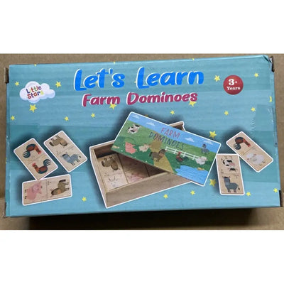 Lets Learn Games Dominoes Farm - Giftware