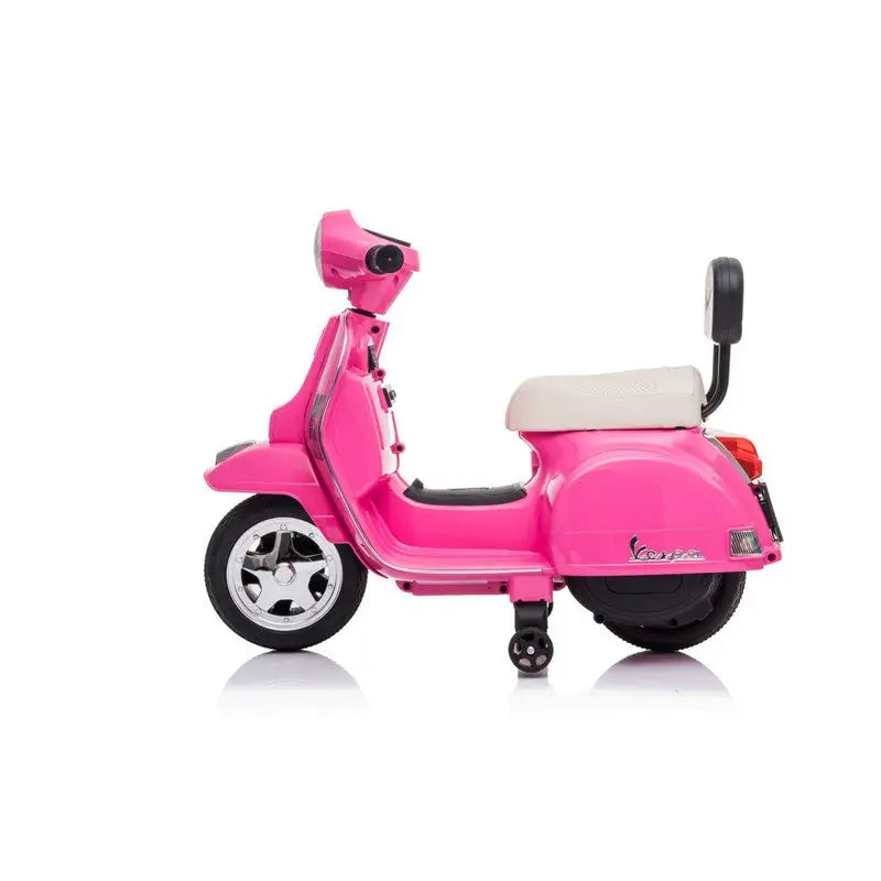 Licensed Vespa 6V Electric Ride On Motorbike - Pink - Toys