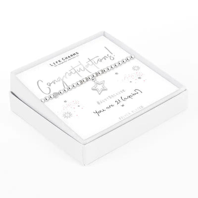 Life Charm Congratulations Bracelet - Bracelets