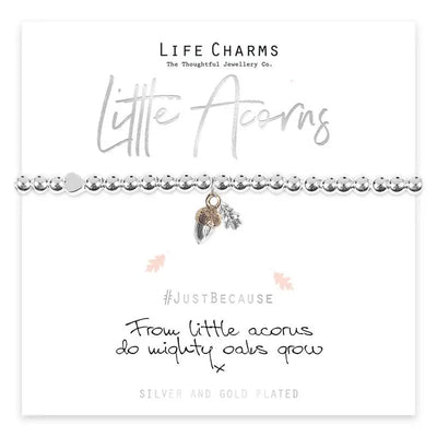 Life Charm Little Acorns Bracelet - Bracelets