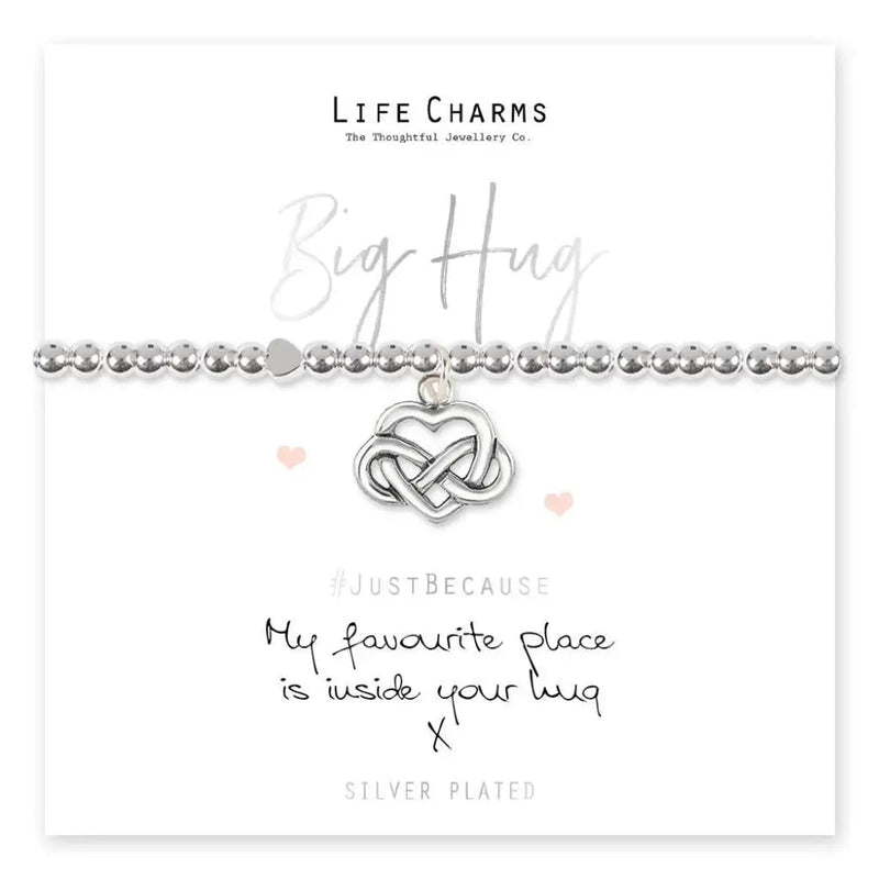 Life Charm My Favourite Place Is Inside Your Hug Bracelet -