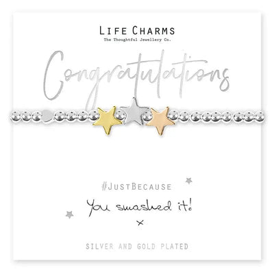 Life Charm You Smashed It Stars Bracelet - Bracelets