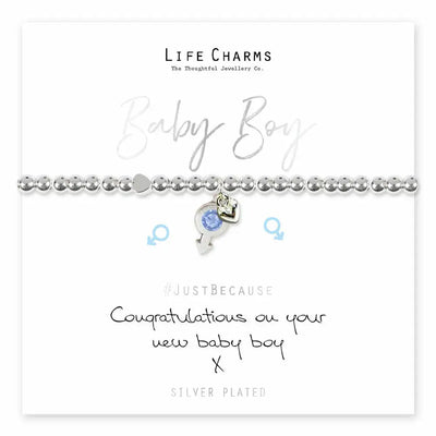 Life Charms Baby Boy Bracelet - Giftware
