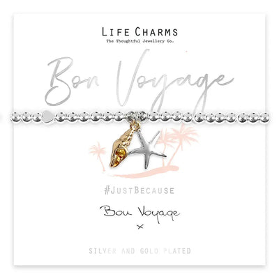 Life Charms Bon Voyage Starfish Bracelet - Giftware