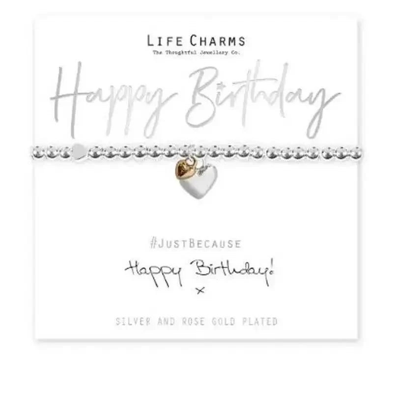 Life Charms Bracelets For Birthdays - Happy Birthday -