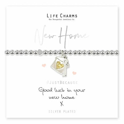 Life Charms Good Luck In Your New Home Bracelet - Giftware