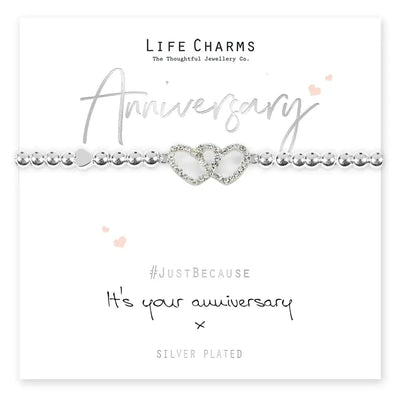 Life Charms Its Your Anniversary Bracelet - Giftware