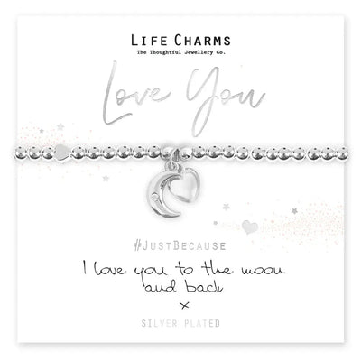 Life Charms Love You To The Moon And Back Bracelet -