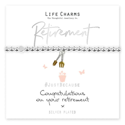 Life Charms On Youre Retirement Bracelet - Giftware