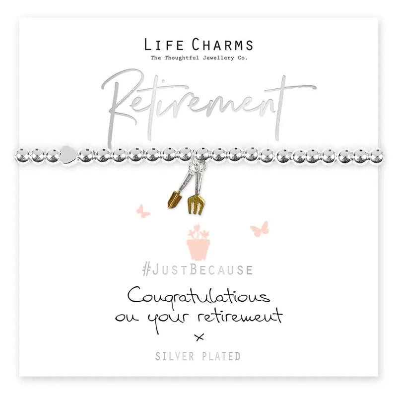 Life Charms On Youre Retirement Bracelet - Giftware