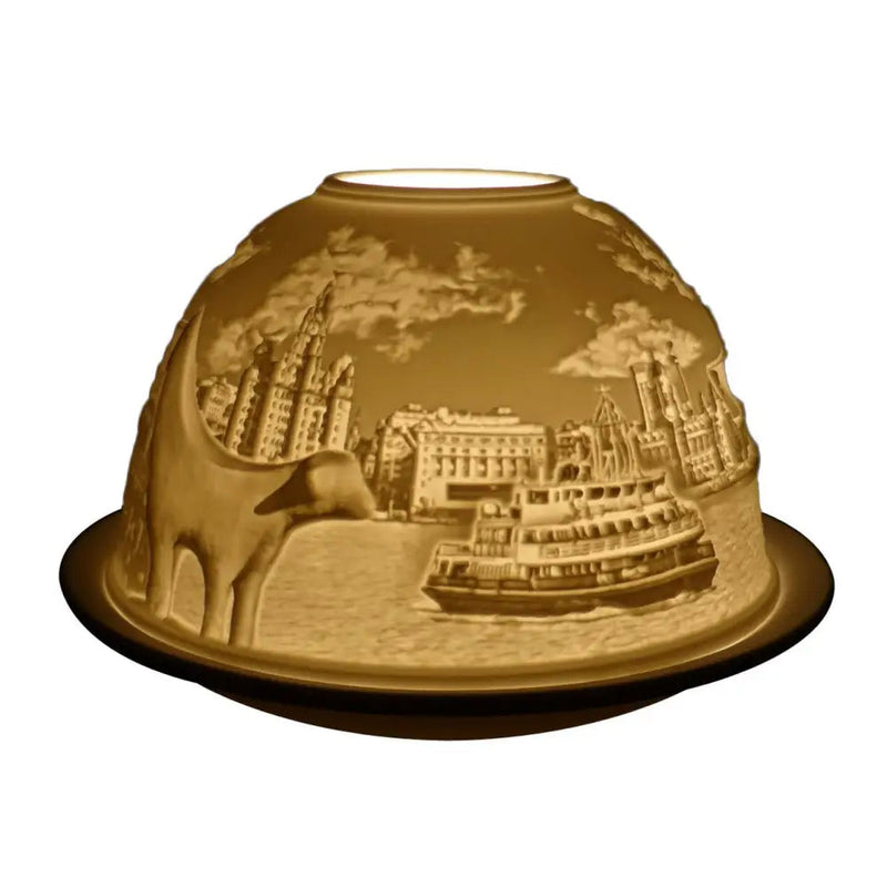Light Glow Liverpool 2 Candle Holder - Giftware