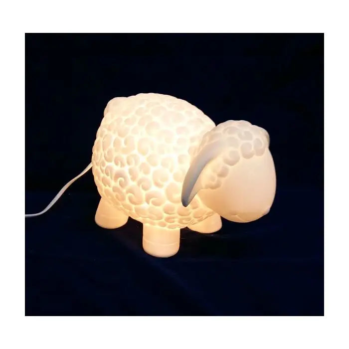 Light-glow Porcelain Lamp - Sheep - Giftware