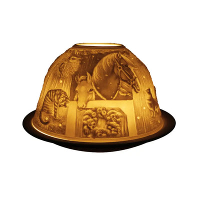 Light Glow Tealight Candle Holder 3 Inches - Christmas Barn